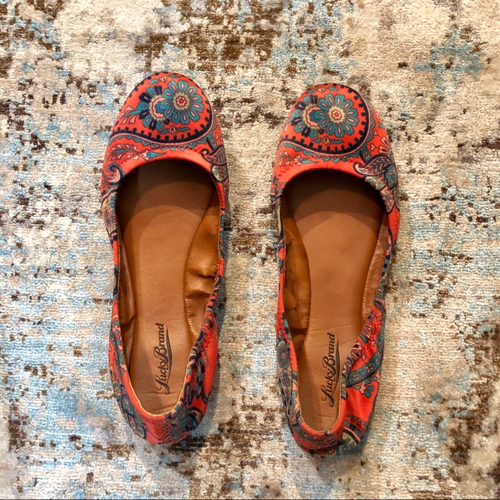 Lucky Brand leather Ballet flats